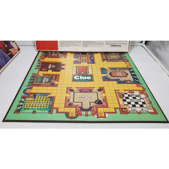 Vintage Parker Brothers Clue 1986 Classic Detective Board Game 100% COMPLETE - Picture 2 of 8